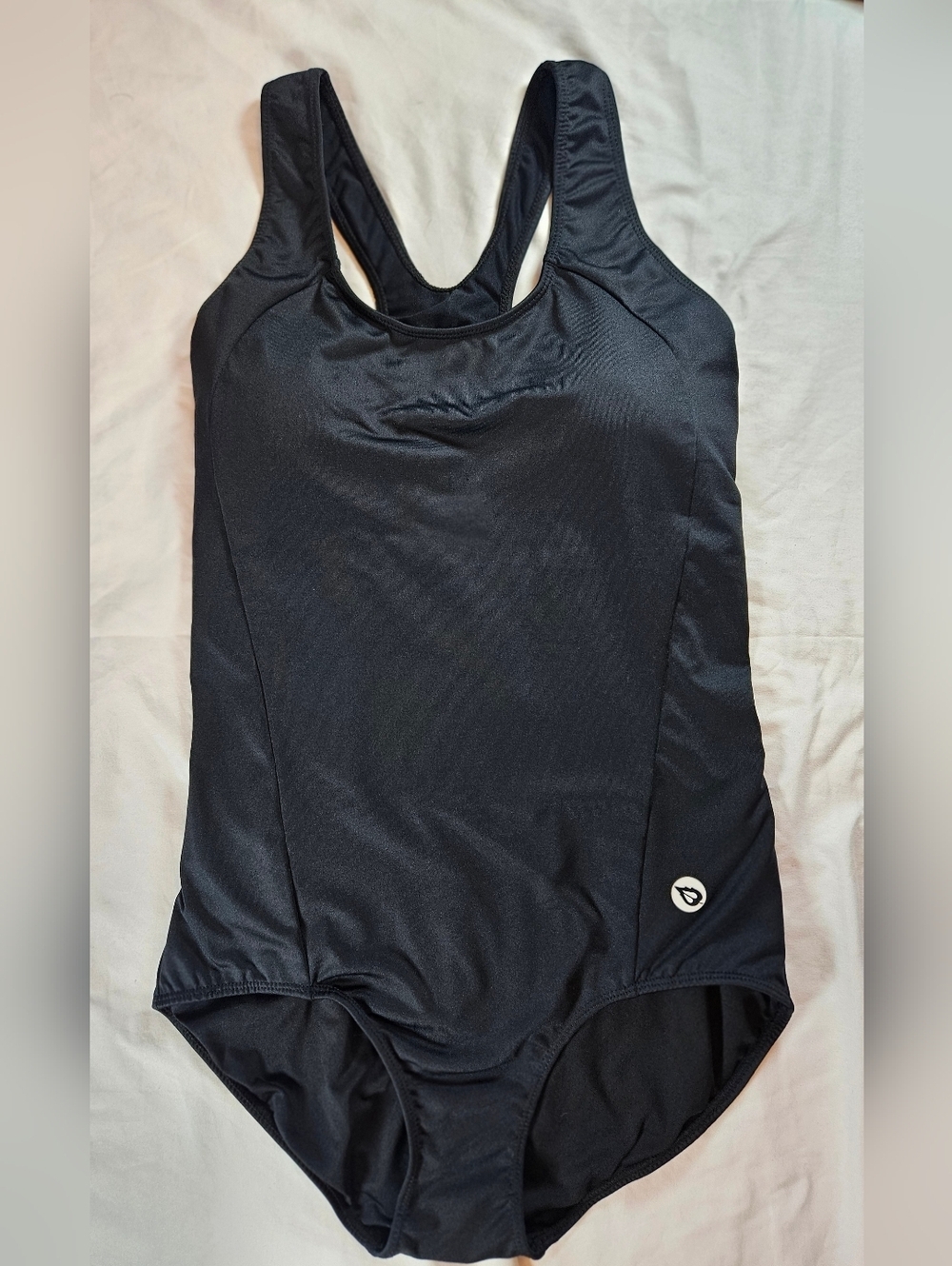 Baleaf Womens Black Athletic Racerback One Piece Swimsuit Size 38 Large